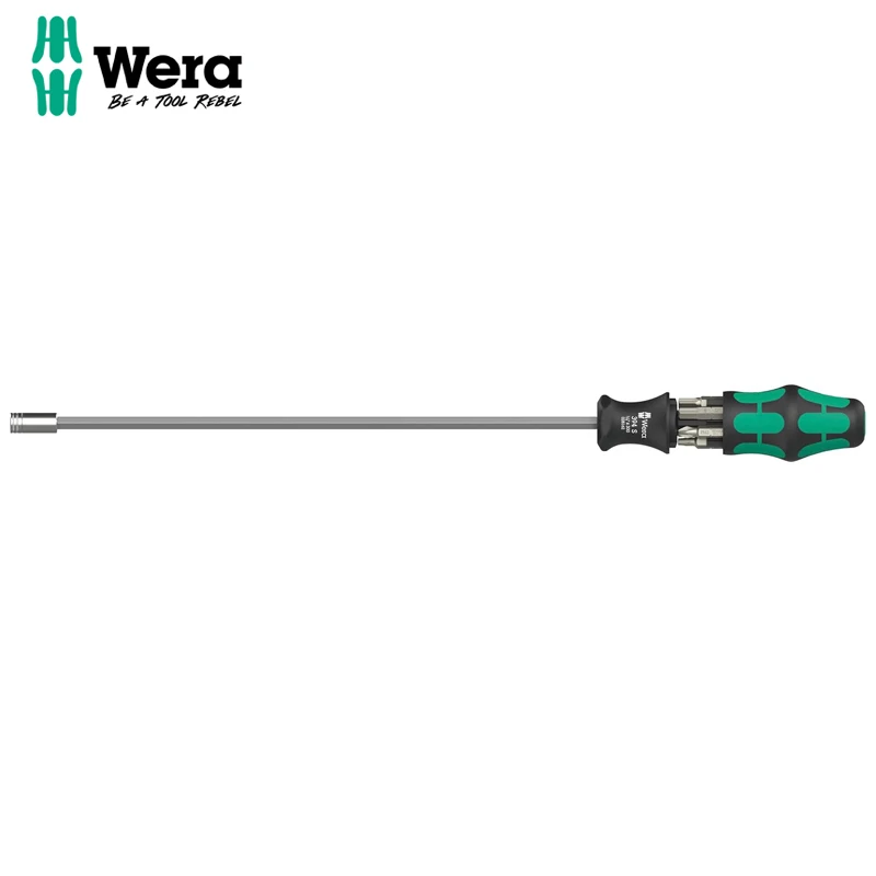 WERA 05136075001 7 Pieces Long Shank Screwdriver Kraftform Kompakt 27 XL SHK 1