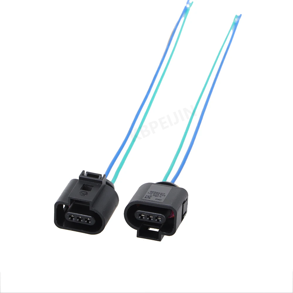 2x For VW Golf Audi Car Sensor Socket Plug Light Wiring Harness Accessories