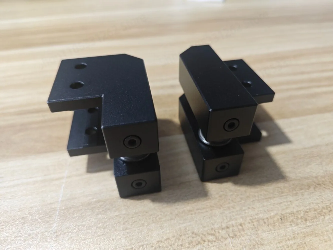 Trident CNC Metal Front Idler Mount Belt Tensioner 3D Printer Structural Part 6061 Aluminum Black Anodized