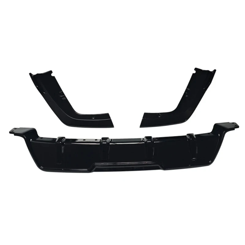 For BMW X6 G06 2020-2025 Bright Blac Back lip Car Rear Bumper Diffuser glossy black Rear Splitters Spoiler Back lip shunt