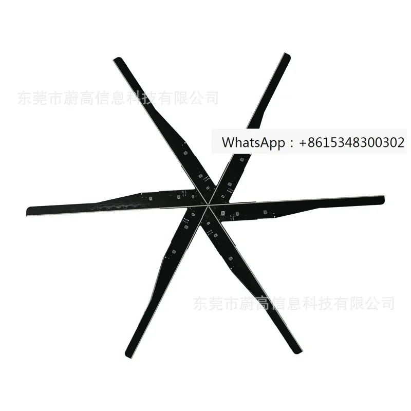 

3D holographic advertising machine fan screen rotating naked eye stereo suspended imaging wall mounted display screen projector