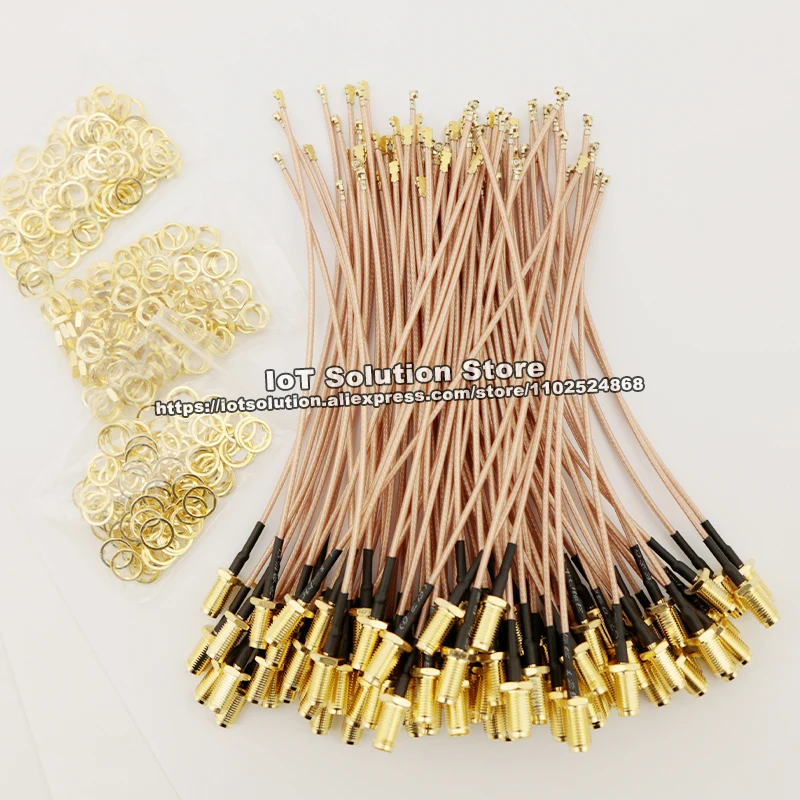 RG178 U.FL to SMA Extension Cable Solder RP-SMA Male RPSMA Female RF Coaxial Adapter Assembly Wire Low Loss 50ohm