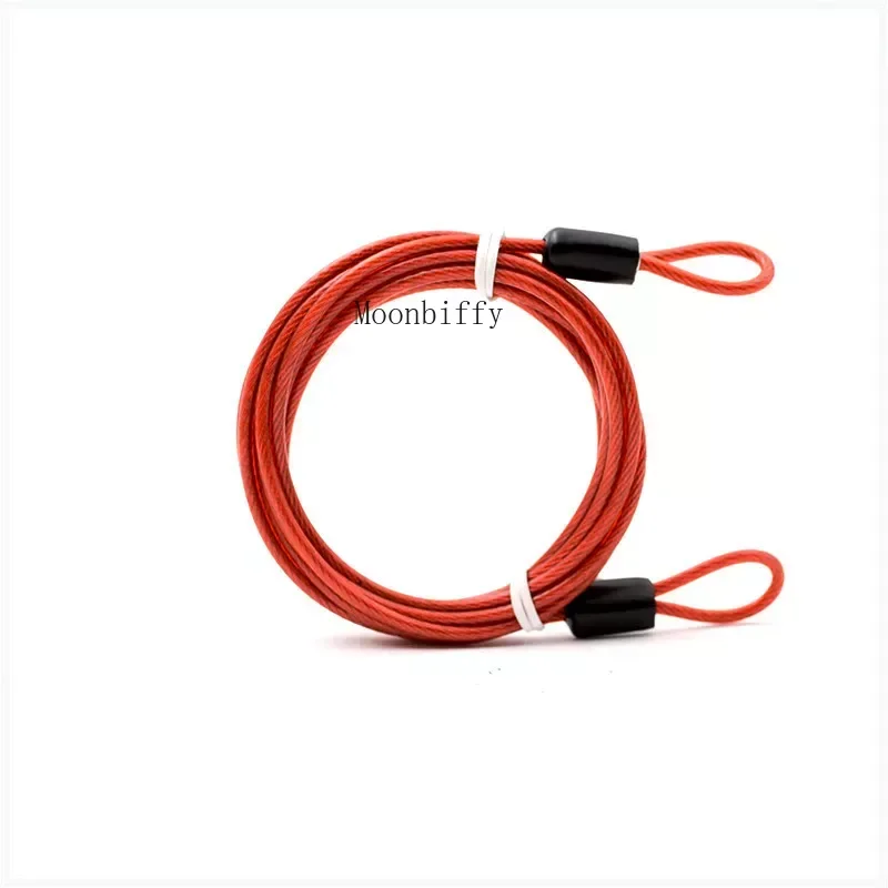 1.5/2M MTB Road Bike Lock Rope Anti-theft Security Safety BicycleAccessories Bicycle Lock Wire Cycling Strong Steel Cable Lock