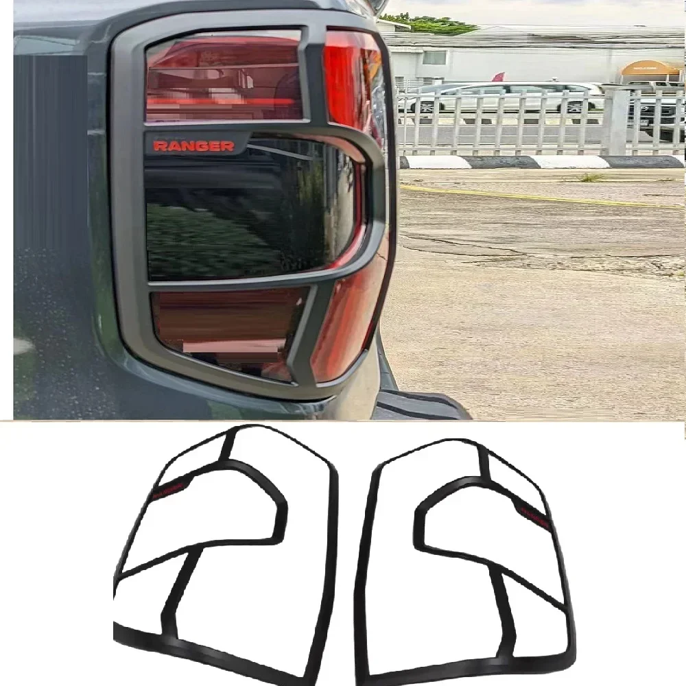 

XTSIDI Rear Tail Lamps Cover Fit For Ranger WIldtrack Xlt Sport .Xl XL+ 2022 2023 2024 Auto Accessoies Lamps covers