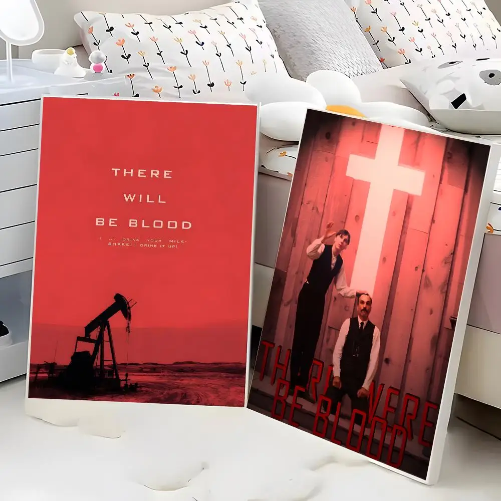 There Will Be Blood Drama Historical Painting Calligraphy Poster Eco-Friendly Decor Frameless Canvas