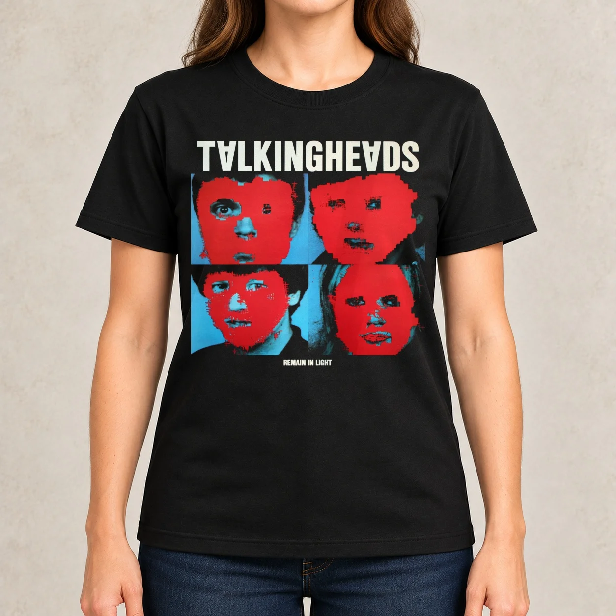 Talking Heads - Remain in Light Women T-Shirt customs sports fans Blouse luxury designer clothing Women