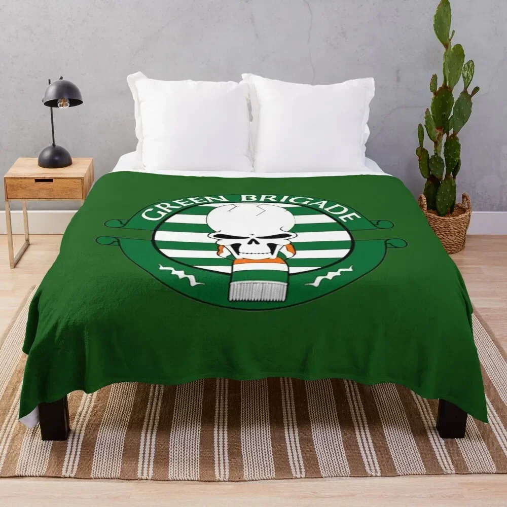 green brigade Throw Blanket Soft Big Sofa Throw Blankets