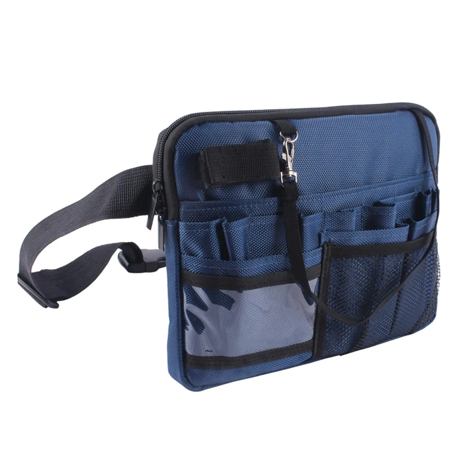 Hip Bag Nursing Pouch Holder Utility Waist Pack Multi Pocket Organizer Oxford Cloth Fanny Pack Belt Bag for Medical Worker Men