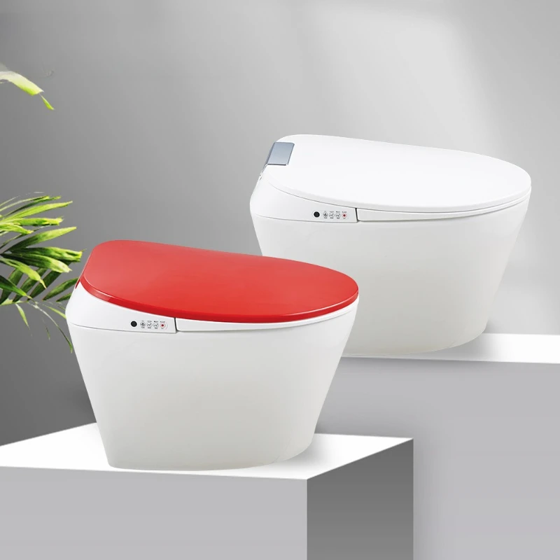 Fully automatic integrated smart toilet tankless multi-functional household flushing toilet instant toilet
