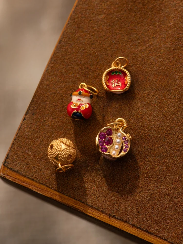 925 Silver Plated Gold Handmade Bracelet Accories DIY Materials Sp Beads Luy Charm Wrist Jewelry Faion Accories