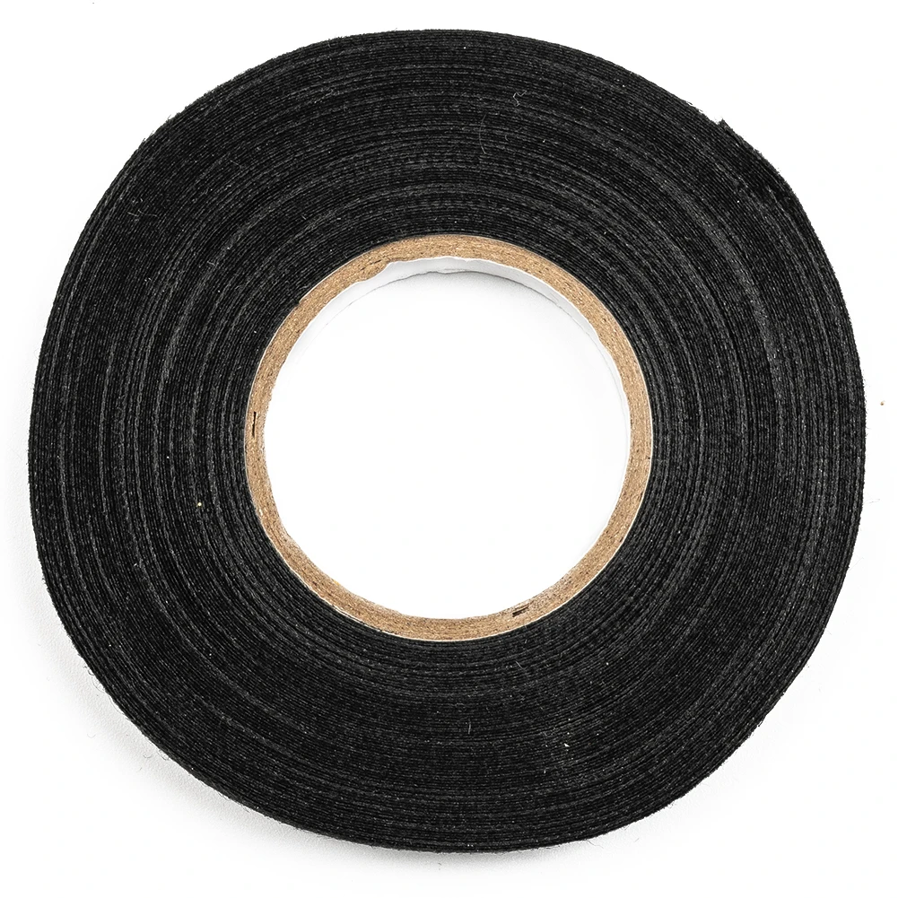 Electrical Tape 15M 9MM Heat-resistant Adhesive Cloth Fabric Tape Waterproof Noise Adhesives Tape For Automotive Cable Wiring