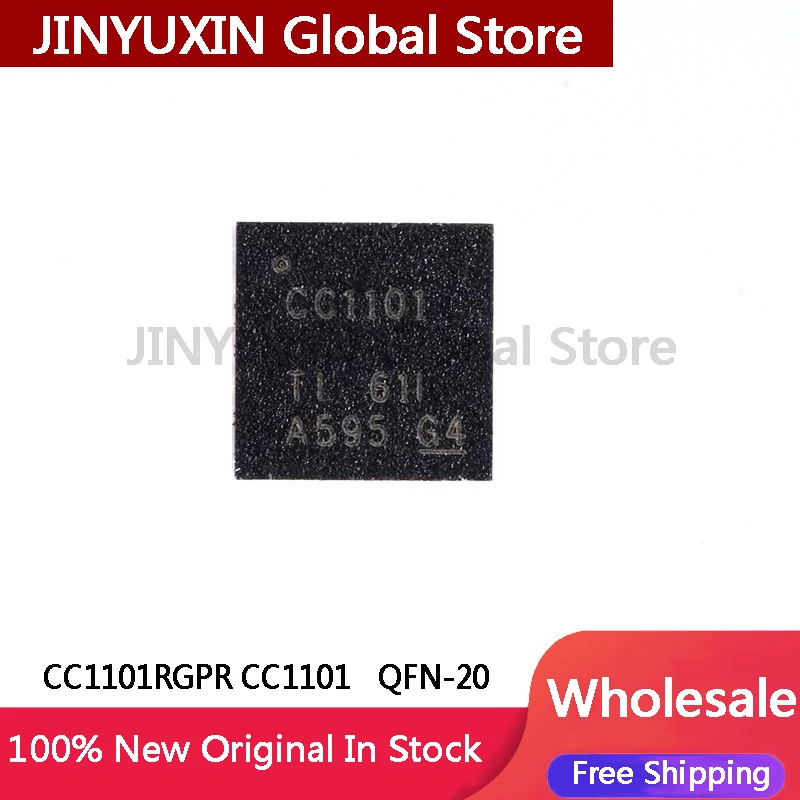 5pcs CC1101RGPR CC1101 QFN-20 IC Chip In Stock Wholesale