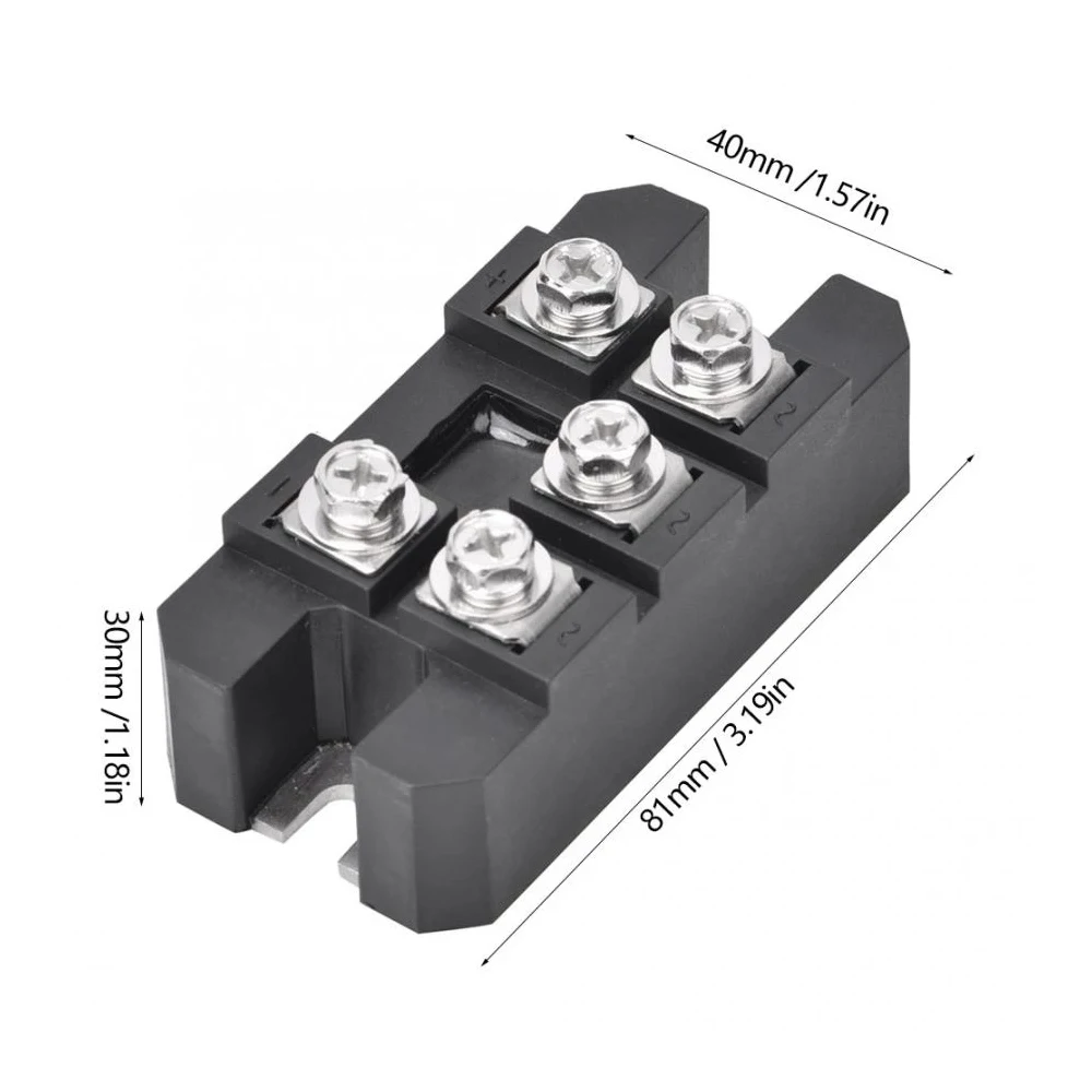 Rectifier Bridge MDS 100A 1600v Regulator For Wind Turbines No Break Controller 3Phase Module 5 Terminals Generator Starter