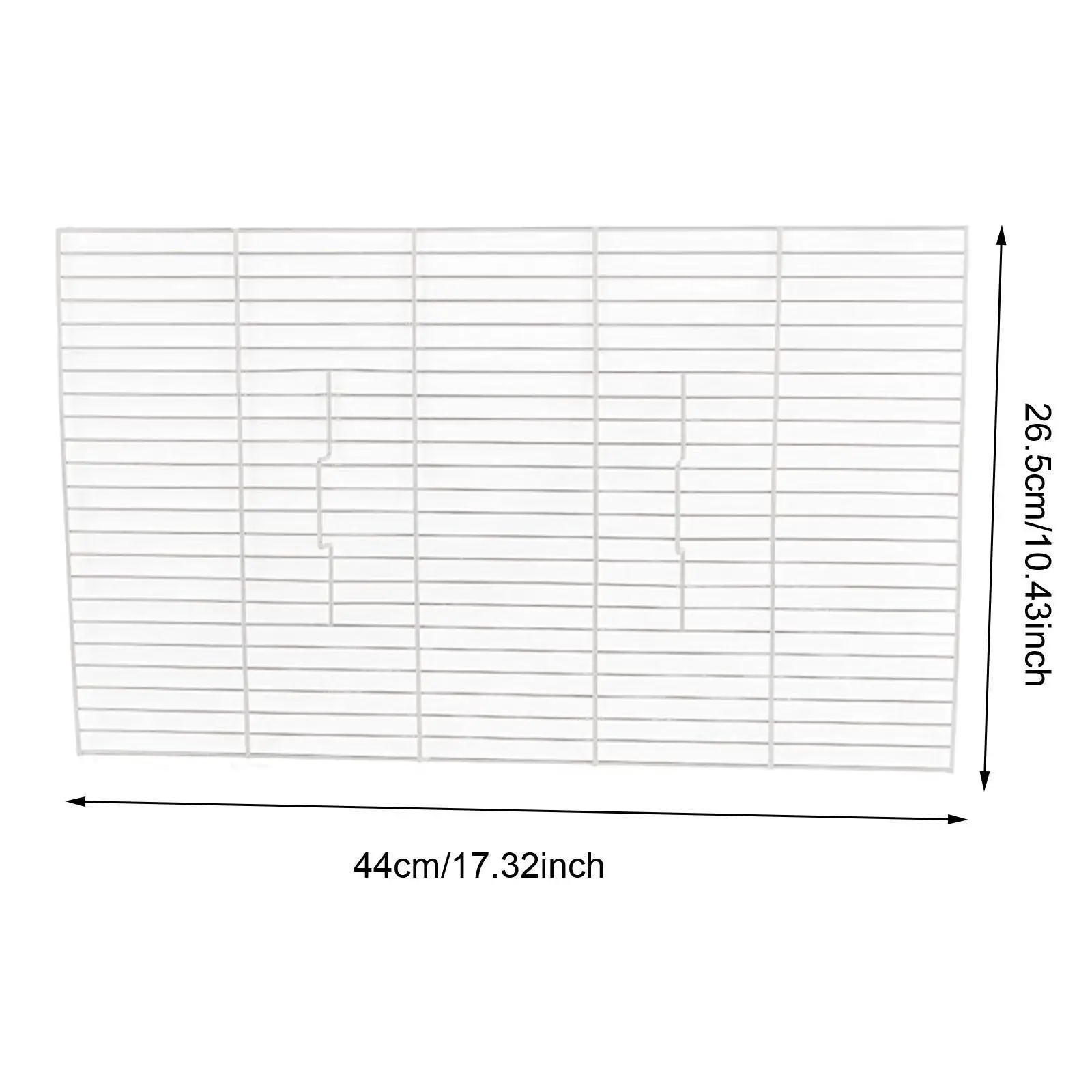 Grille de sol de remplacement en métal pour cage à lapin, tapis de repos pour lapin, chiot, parc pour animaux, plateau inférieur pour cochon d'Inde, cages modulaires