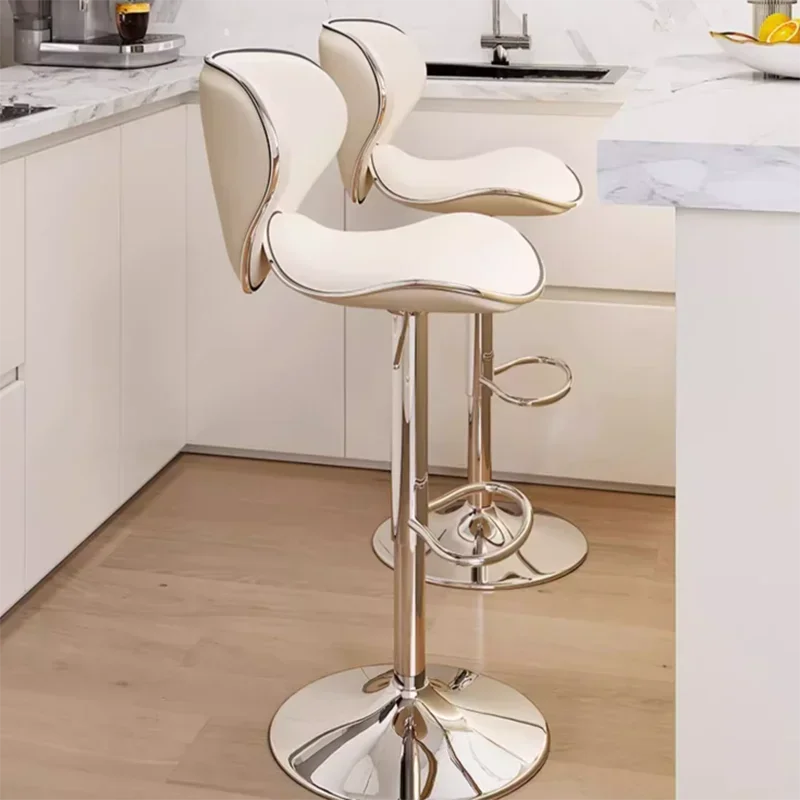 Luxe Aanrechtkruk Verstelbare Europese Draaibare Witte Lounge Bar Stoelen Modern Design Taburetes Silla Comedor Home Furniturec