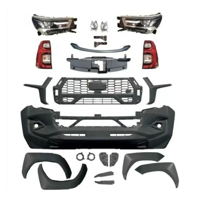 

Facelifts body kit GR Sport conversion car bumper 2020-2022 for Hilux Revo bodykit Head and Tail lights