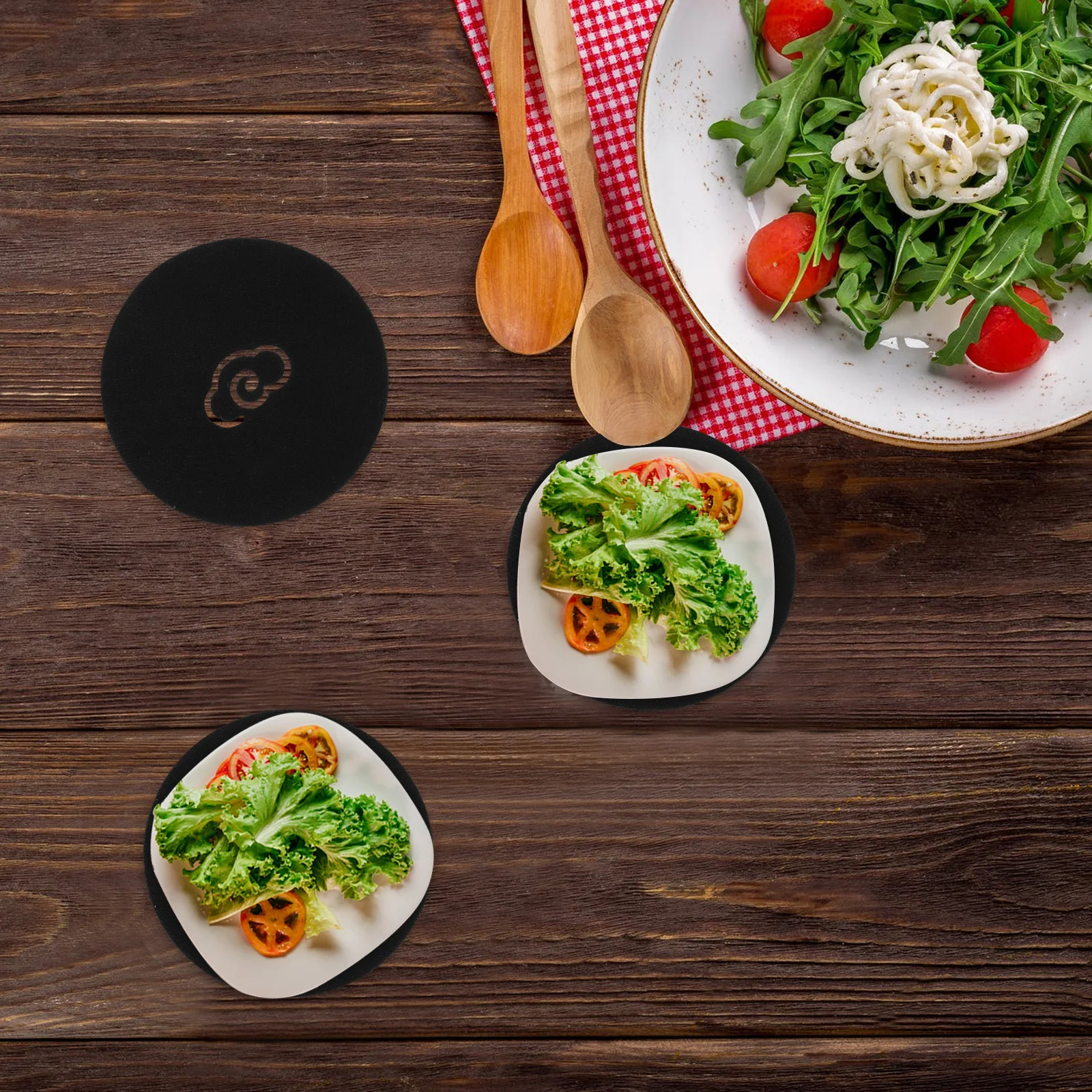 

8 шт. 7 см фетровый коврик для чайной чашки, подставка для кофейной чашки, небольшой размер, удобные коврики для хранения, коврик для стола, коврик для напитков, черный коврик для чашки, коврик для напитков