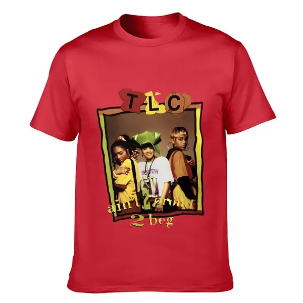 Camiseta de Tlc Aint 2 Proud 2 Beg para hombre, camisa con estampado de Usasz, Topharajukkuu, 1992