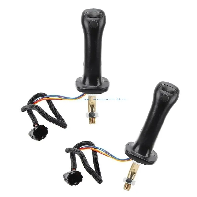 

U75E High Performances Machinery Joystick Handles 6 Pin 3 Button Control System For DX Series Excavator Models