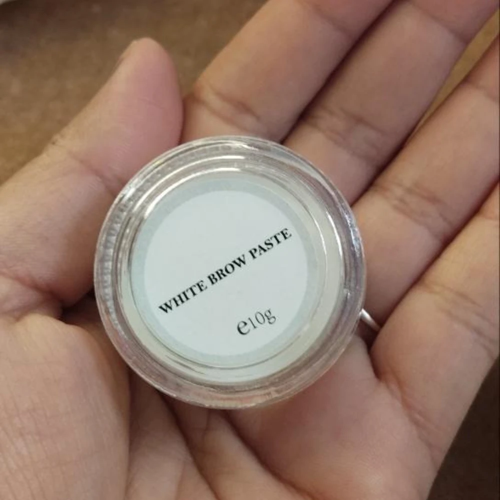 

Mapping Brow Paste White 10g Washable Eyebrow Mapping Paste for Tattoo Eyebrows Permanent Makeup Tattoo Supplies