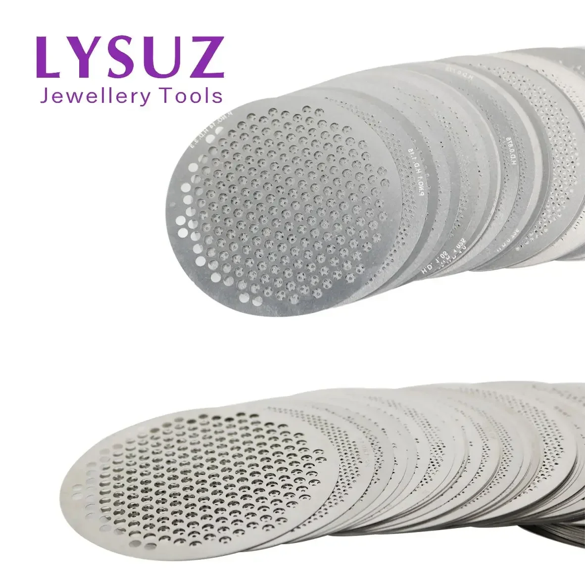 

Diamond Sorting Sieves Set Stainless Steel 0.15MM Thickness 65MM/80MM Diameter Precise Classification Gemstone Jewelry Tools