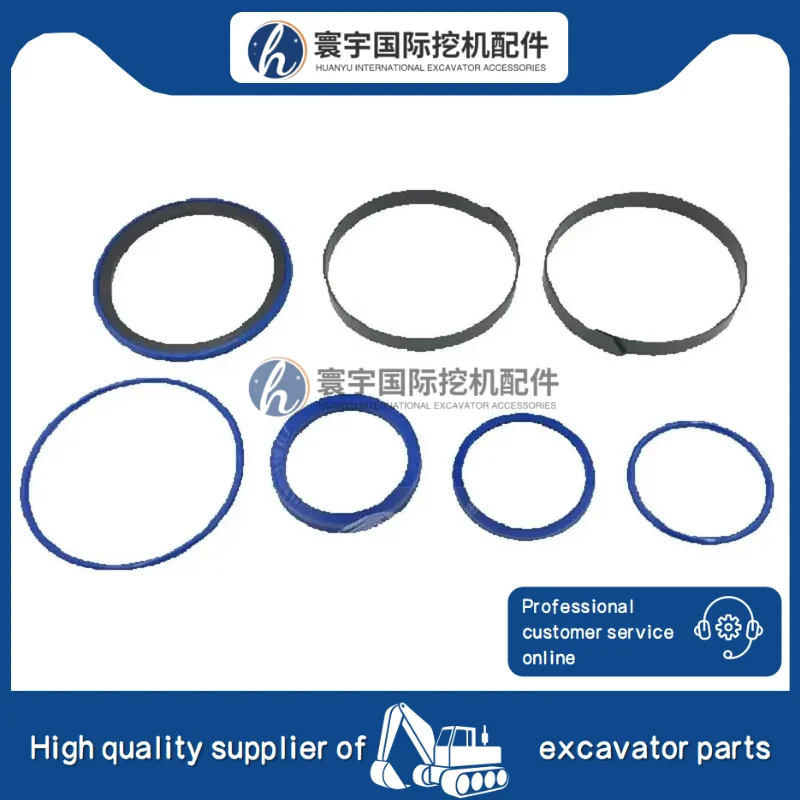 

1 шт. 991/00115 Комплект уплотнений гидравлического цилиндра, стержень 65 мм X 120 мм, часть цилиндра экскаватора