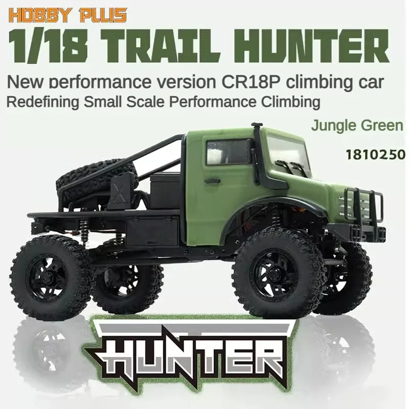 HOBBY PLUS HB 1/18 CR18P Trail Hunter Performance Half Card Remote Control Climbing Off Road Vehicle Model Toy