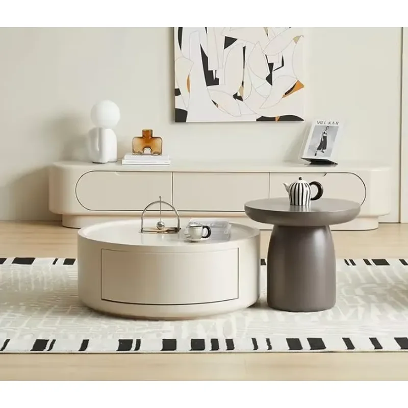 Modern Simple Stainless Steel Side Table Set for Living Room Glass Rock Plate Storage Corner Table for Sofa & Balcony