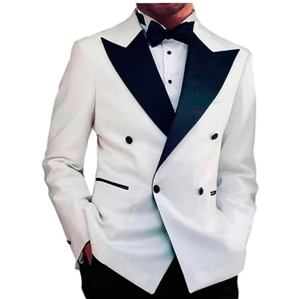 

Мужские костюмы из 2-х частей на заказ для свадьбы, смокинги, свадебные мужские костюмы, Terno Masculino (пиджак + брюки)