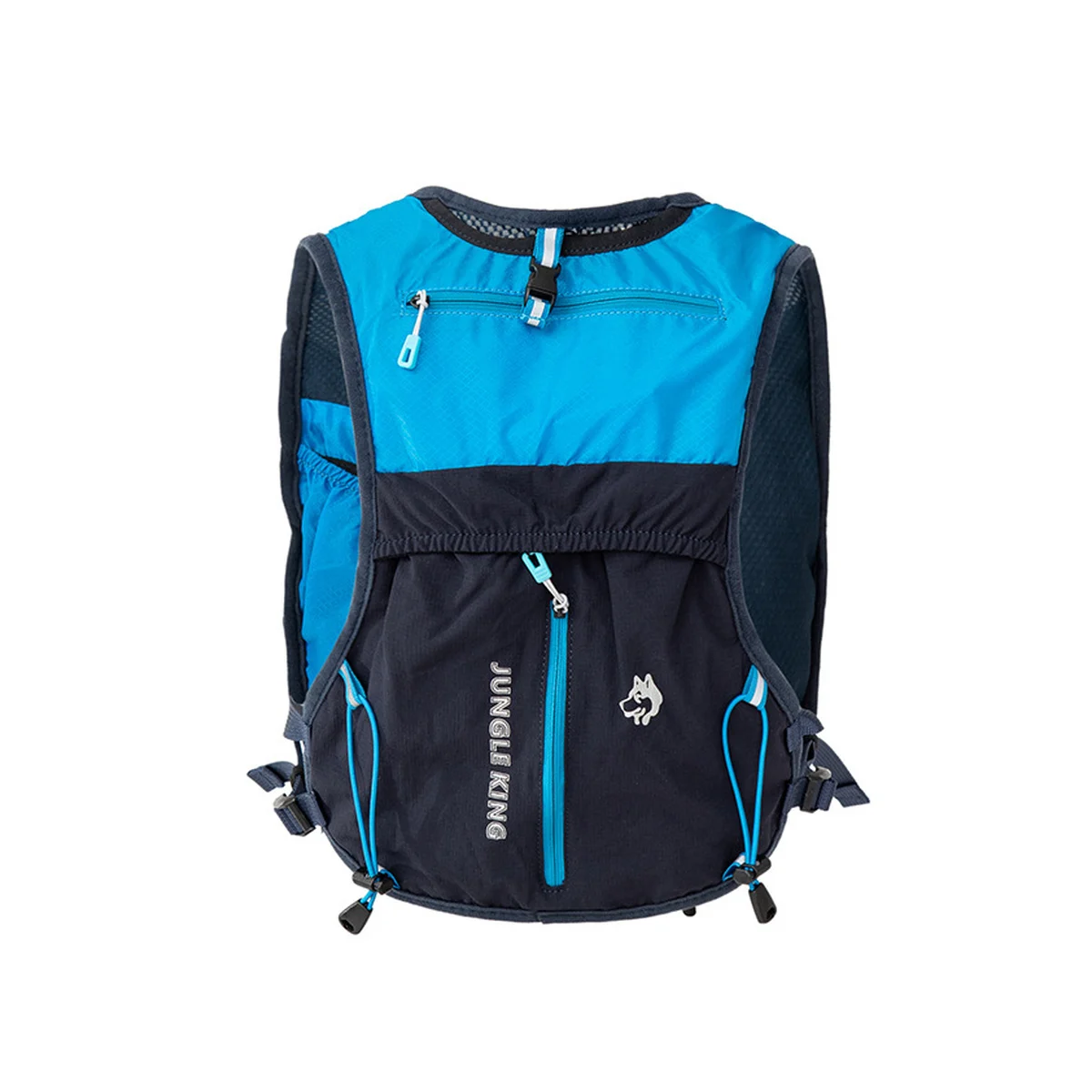 8L Lightweight Nylon Running Vest Backpack Breathable Hydration Compatible Pack with Front Pockets for Cycling Trail Hiking