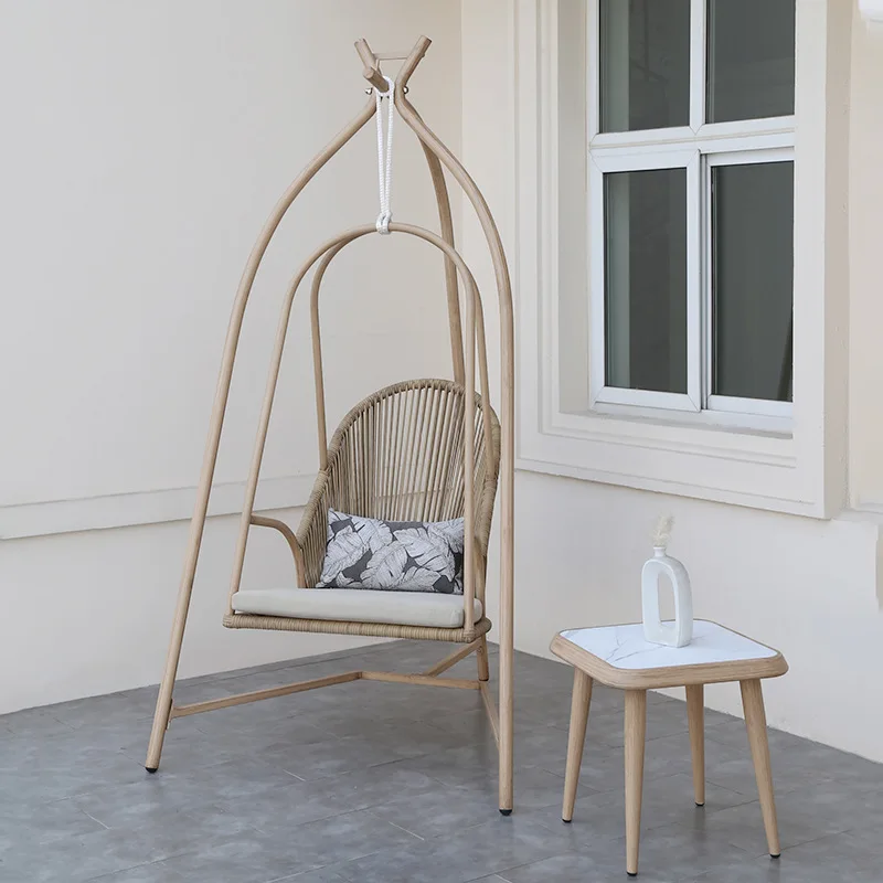 Hängesessel, Schaukel, Balkonkorb, Rattan, Zuhause, Freizeit, Innenwiege