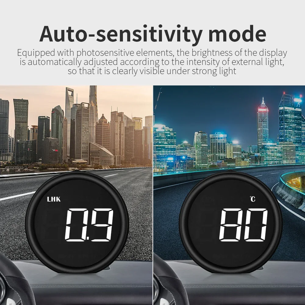 G1 GPS  Speedmeter with Single Distance Driving Direction B1 OBD Head Up Display Water Temperature Voltage Fuel Consumption