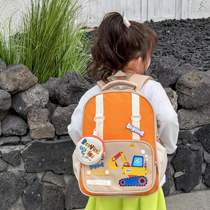حقيبة مدرسية لتلاميذ رياض الأطفال، حقيبة ظهر كرتونية لطيفة للأولاد والبنات، حقيبة ظهر للأطفال ذات سعة كبيرة