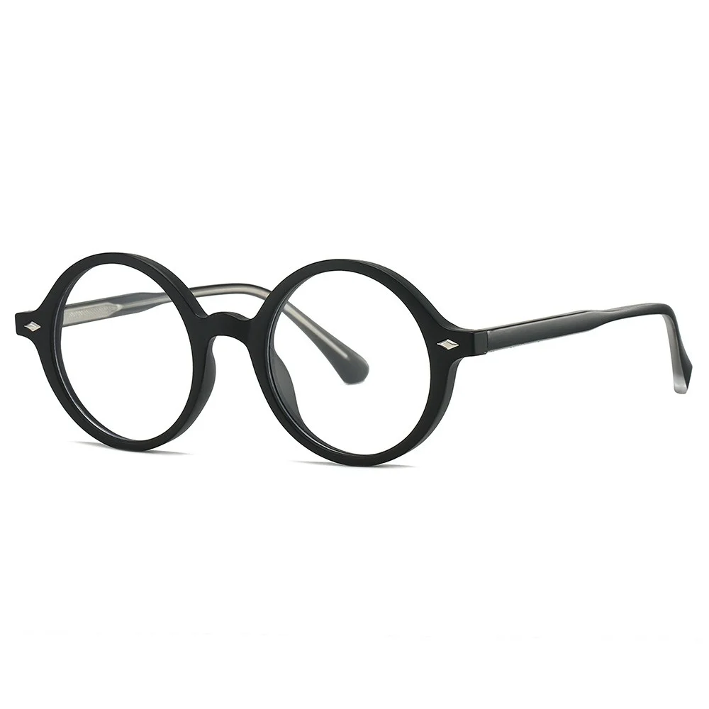 

TR90 Anti-blue Light Optical Glasses Unisex Myopia Glasses Retro Ultra-light Round Glass Frame