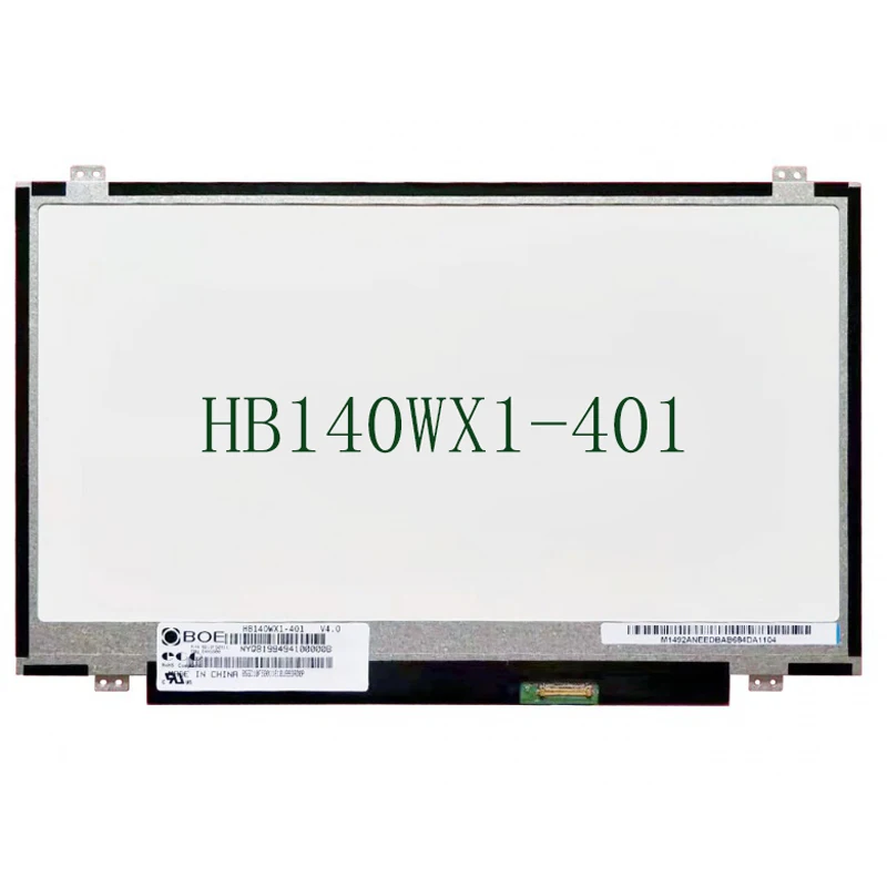 

Laptop LCD Screen 14inch LP140WH8-TPC2 TPH1 TPH2 TPD1 TPD2 LP140WHU-TPB2 TPB3 TPC2 HB140WX1-301 30Pin EDP Display Panel