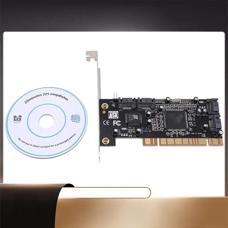 

X64A-4-Port RAID Controller Card PCI Expand Card 2.0 SATA II With Sil3114 Chip PCI Sata Internal Ports Raid Controller Card