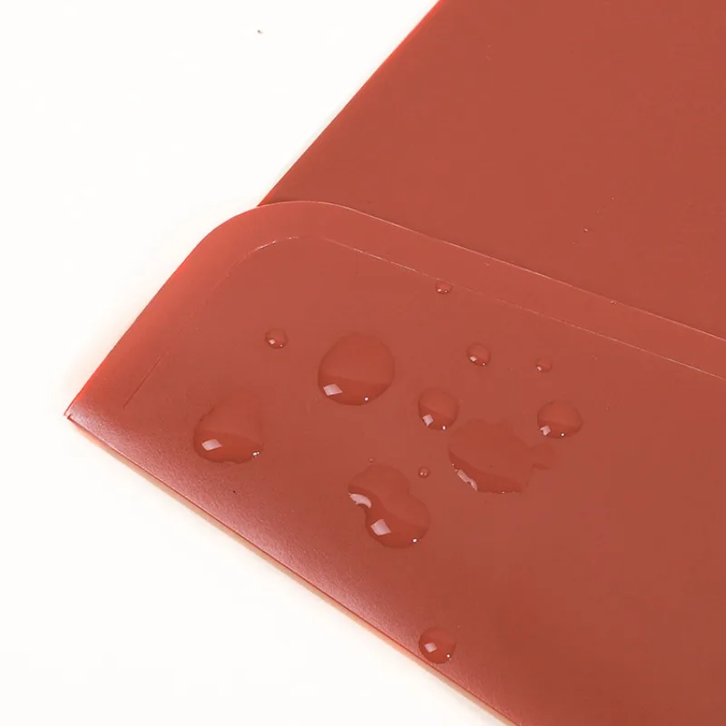 A4 Classic Retro Color Hot Gold Letter Pocket Folder Large Capacity Waterproof Button Paper File Storage Bag for School Office