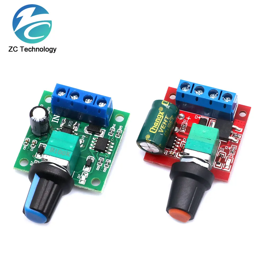 DC 1.8V-35V 2A 3A 5A 10A 30W 80W 90W PWM Motor Speed Controller Low Voltage Motor Speed Controller PWM Adjustable Drive Module