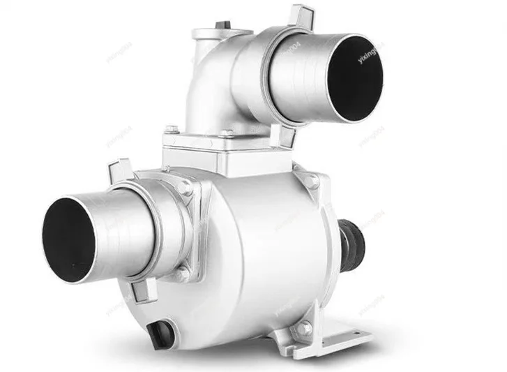 Aluminum Self‑Priming Pump Head Pulley Driven Centrifugal Pump Farm Irrigation High Flow Water Pump
