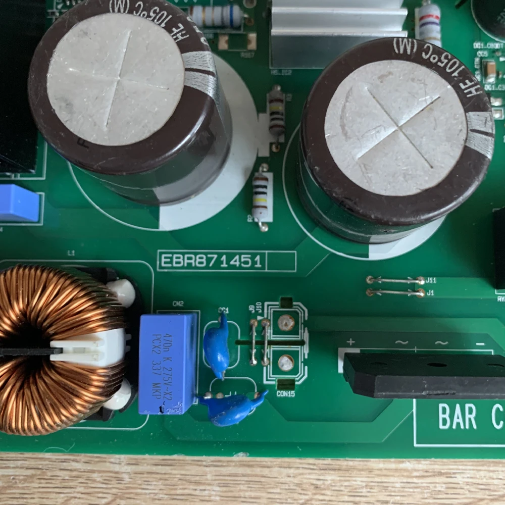 Original Inverter Control Board Motherboard para LG Geladeira, EBR871451, EAX65868433-1.2, 110V, 127V