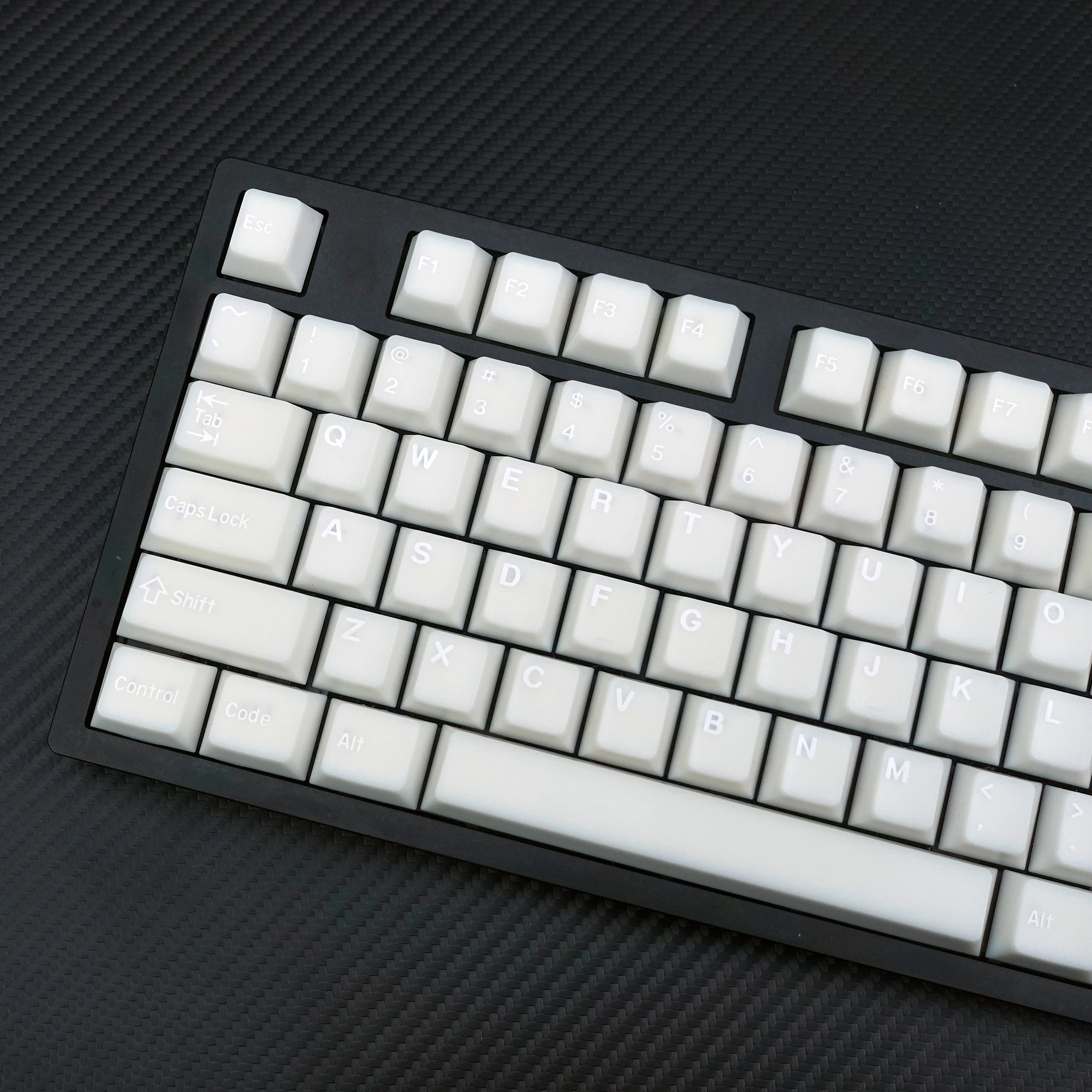 KBDiy 174 Key White Jade Keycaps Cherry Profile for Mechanical Keyboard PBT Double Shot Keycap Custom MX Switches 60 75% 61 980