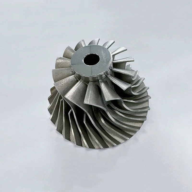 5 Axis Cnc Machining Titanium Alloy Machining Turbo Turbine Wheel Shaft Pump Impeller Marine and Locomotive Turbocharger Parts