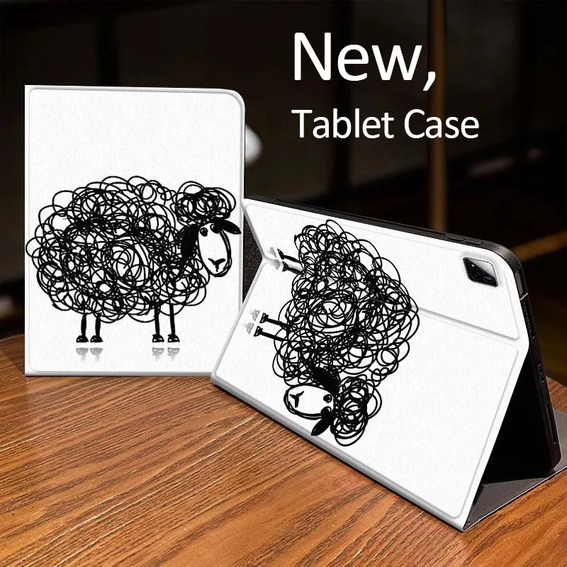 

Cartoon Dog Sweater Heart For Xiaomi Mi Redmi Pad 2 4 5 7S 6S 6 7 8 Plus SE Pro K 2025 inch 8.7 11 Tablet Case