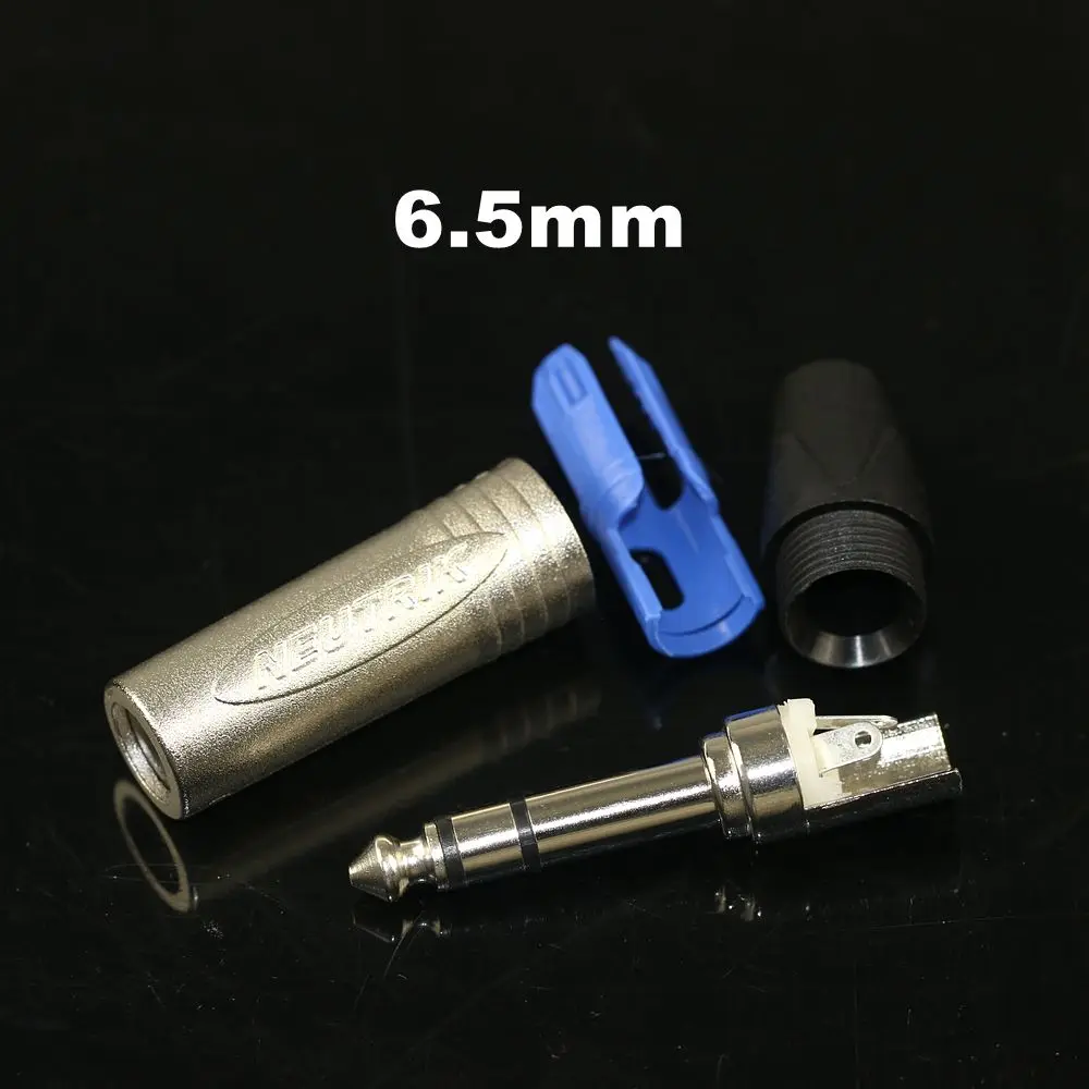 Neutrik NP2C 24K rhodium-plated 2-pole 6.35mm 6.5mm mono stereo straight plug two-core three-core microphone plug