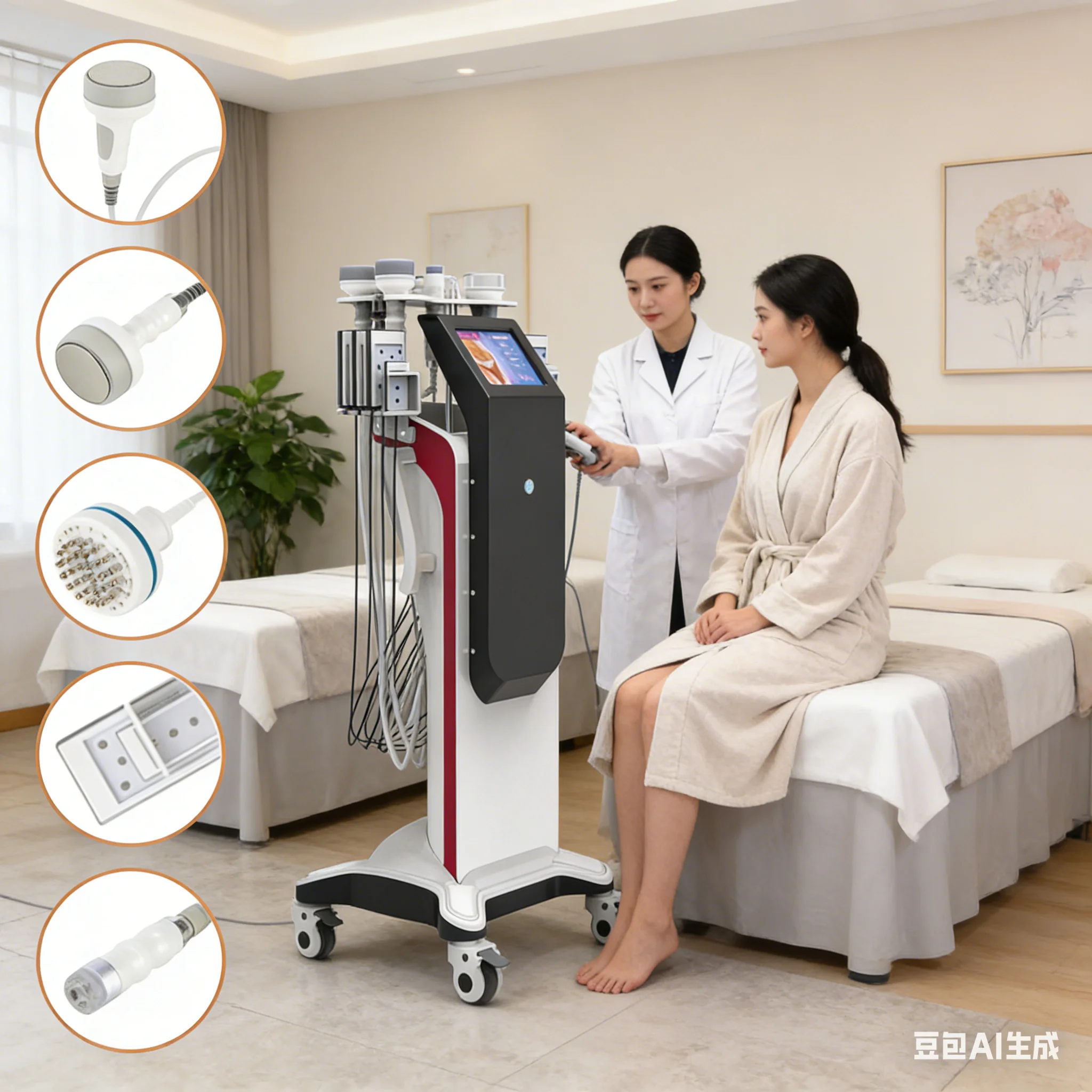 

Профессиональный аппарат для кавитации и вакуумного массажа 80K: коррекция фигуры, сжигание жира, подтяжка кожи, снижение веса