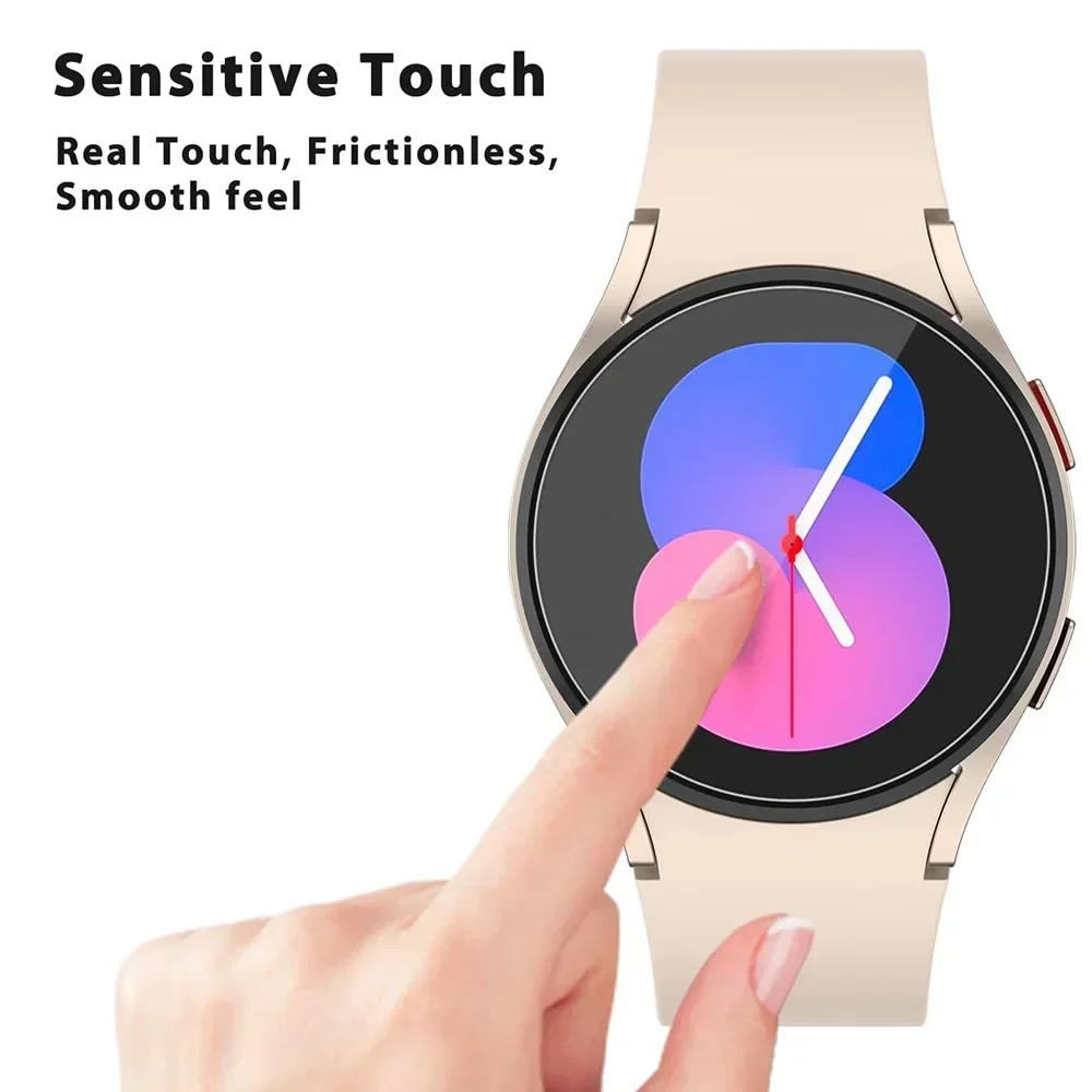 Tempered Glass Smartwatch Films for Samsung Watch 7 6 5 Classic 46mm 40mm 44mm HD Clear Anti-scratch Tempered Screen Protectors