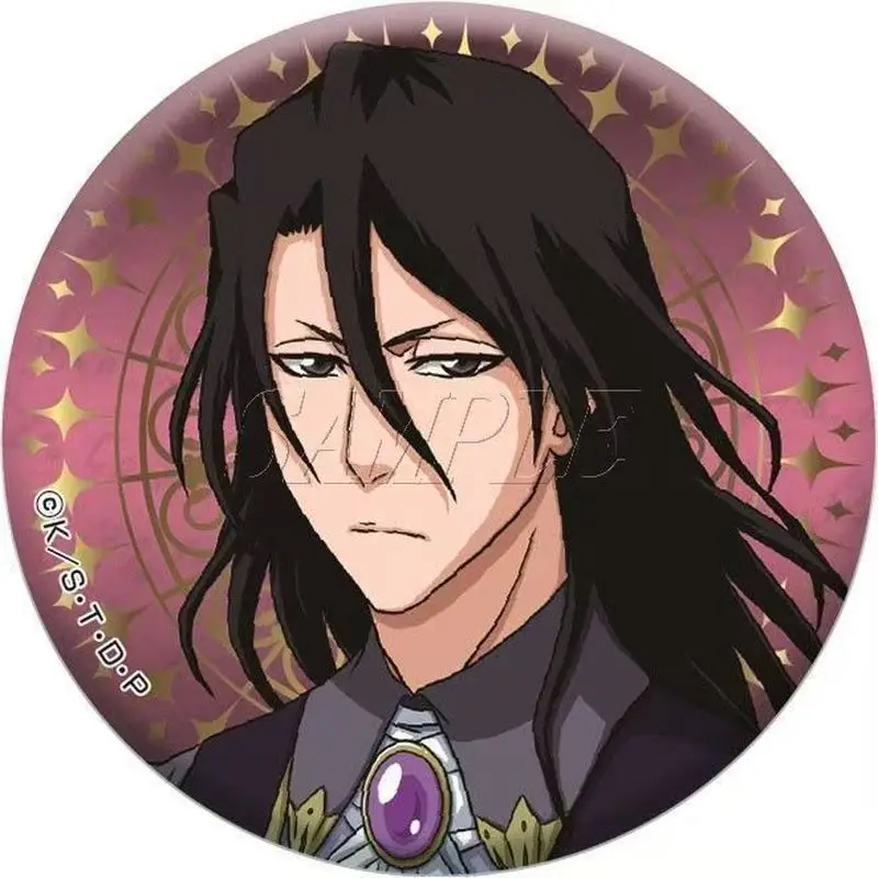 

Bleach Reaper Anime Badge Kurosaki Ichigo Urquiola Maru Silver Bar Pendant Collectible Toy Accessory For Fans