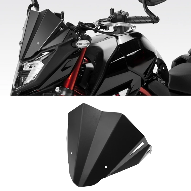 Motorcycle Windshield Wind Screen Shield Aluminum Black For Honda CB750 HORNET Cb 750 Hornet 2023