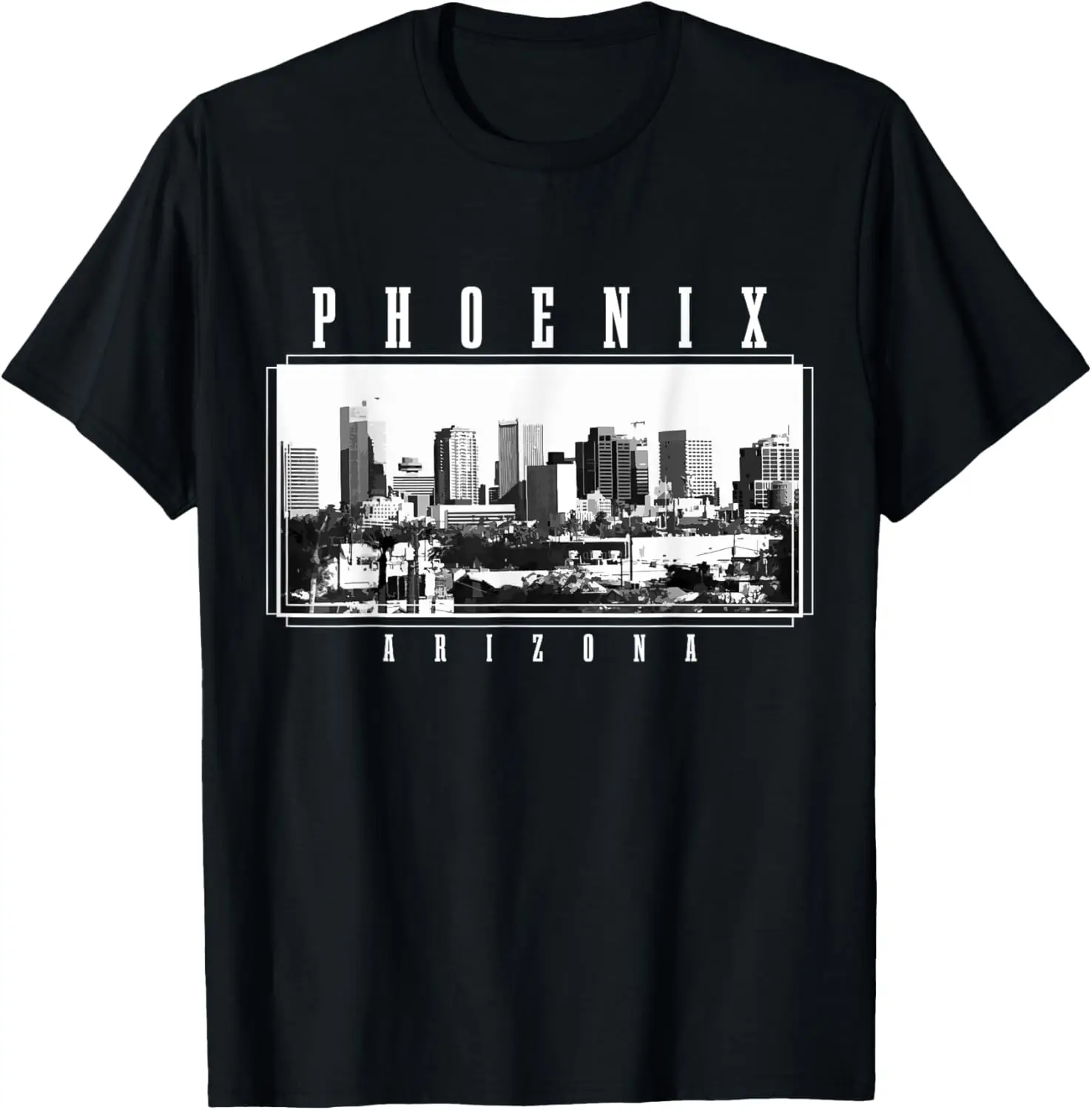 

Винтажная сувенирная футболка из США и Америки Phoenix Skyline Arizona