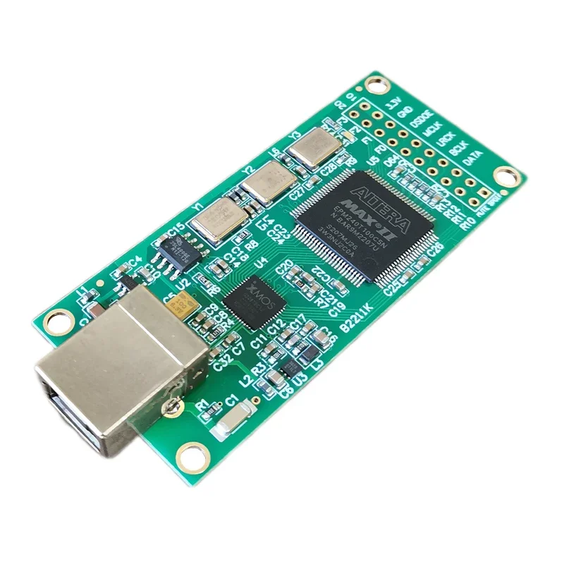 XMOS XU208 цифровой интерфейс USB модуль USB для I2S/IIS асинхронная карта DSD256/PCM384